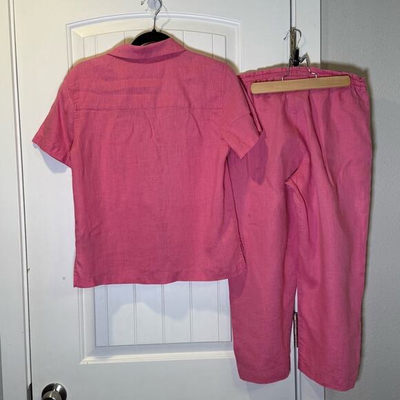 Havana Jack’s Cafe Pink Linen Set Size Small - Picture 4 of 5